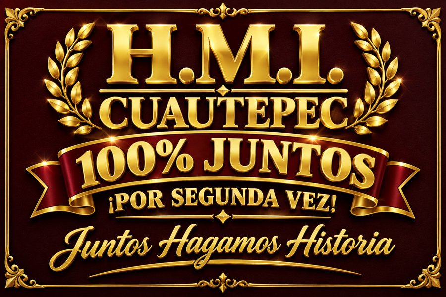 H.M.I. Cuautepec, 100% Juntos, por segunda vez