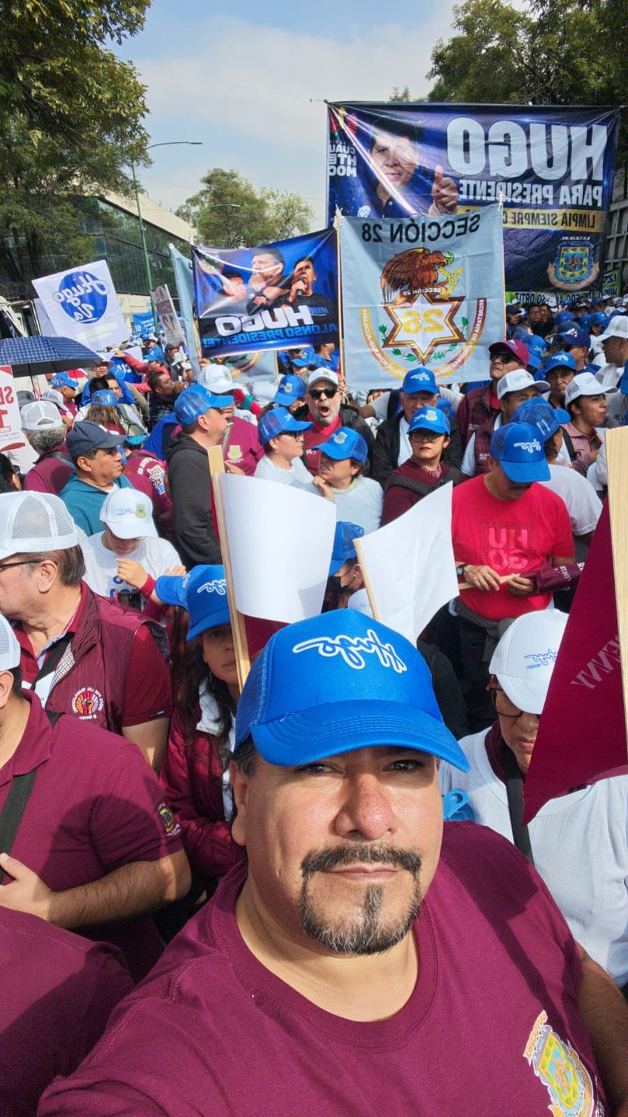 Contingente de servicios médicos en marcha