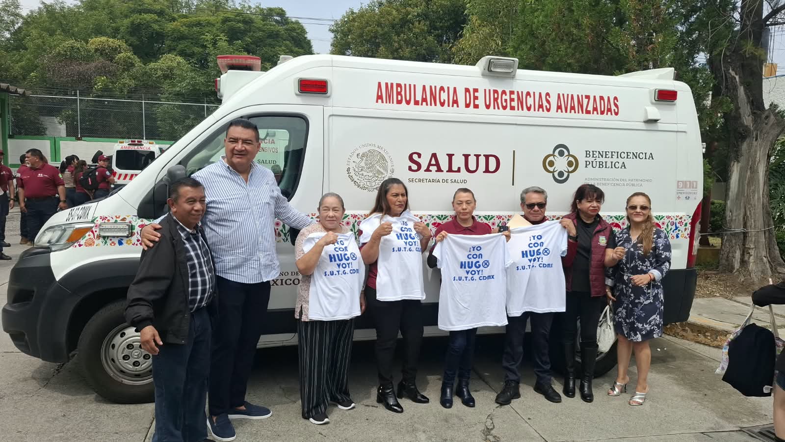 Entrega de ambulancia de urgencias avanzadas