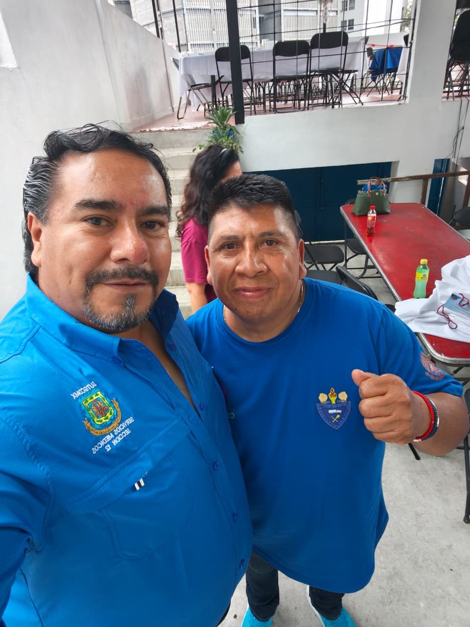 Compañeros del gremio en un momento de convivencia