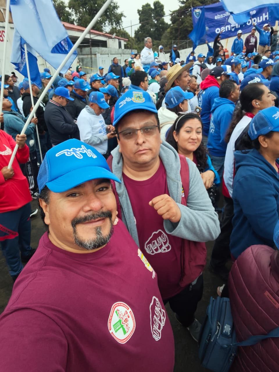 Contingente del gremio en la marcha